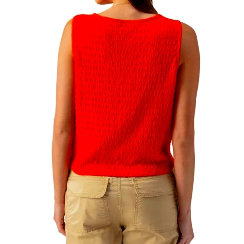 NWT Sanctuary Womens Textured Tie Button Up Top